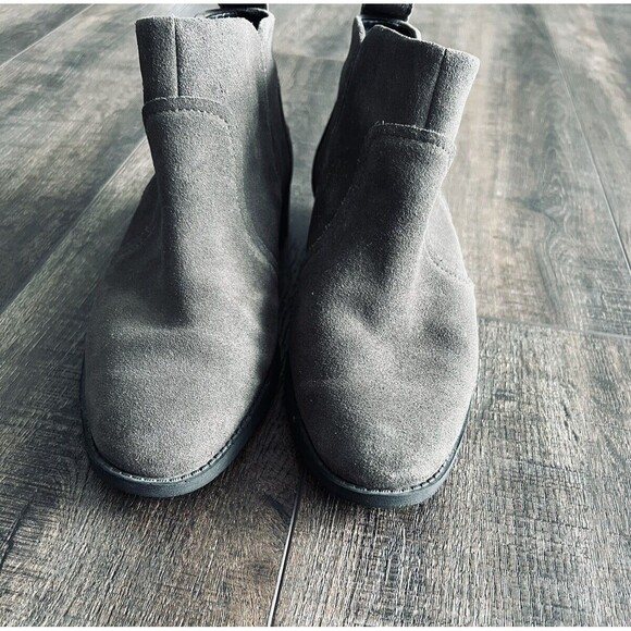 UGG Aureo Suede Side Zip Ankle Boots Olive Green Sz US 7.5/UK 5.5/UE 38.5 - Picture 5 of 13